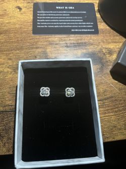 Brand New Diamond Moissanite Earrings For Woman