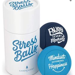 Stress Balls, Hand Therapy Relief for Anxiety, Anxiety, Tension, Exercise Strengthener, Motivational Toys for Adults and Kids, Set of 2