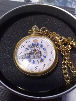 Train Pocket Watch Set