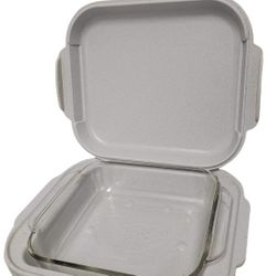Vintage Aladdin Insulated TEMPRESERVE & PYREX Baking Pan Dish