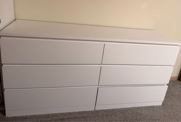IKEA 6-Drawer Dresser + Optional TV Stand — $200