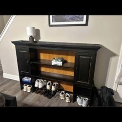 Exciting Black Entryway Console - $45 fully functional & beautiful! 