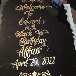 Welcome Sign For Event