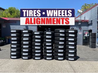 195-60-15 Tires 299$ Installed 4 tires 49$ alignment only
