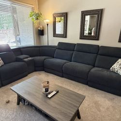 Living Spaces Sectional 