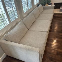 West Elm Harris Deep sofa 151” XL