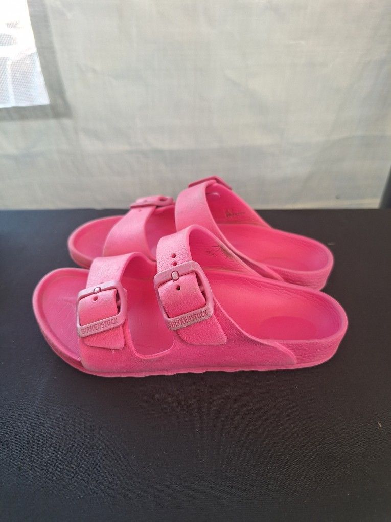 Kid's Pink Birkenstock Arizona Eva Sandals Size 11