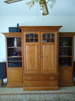 3 piece entertainment center