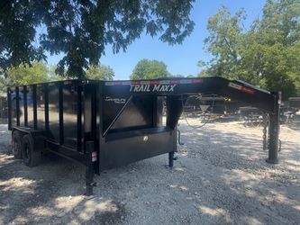 Trailmaxx 16 ft Gooseneck Dump 1000 down 500 monthly No Credit❗