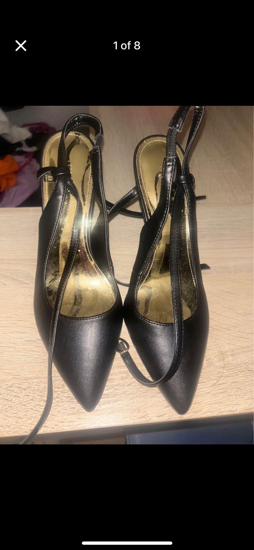 Size 8 Black Heels