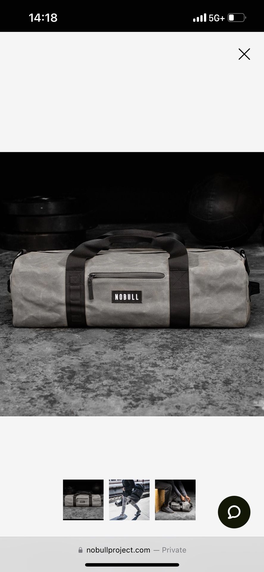 No Bull Canvas Duffle Bag
