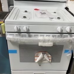 GE JGBS60DEK9WW (opened box,minor scratches/dents) 30 in. 4.8 cu. ft. Freestanding Gas Range in White Retail price $749.  Our price $399