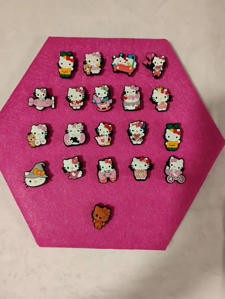 20- piece hello Kitty shoe charms