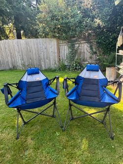 Very nice Rio lawn ( hammock ) chairs-  if picture still up there still available , so don’t ask