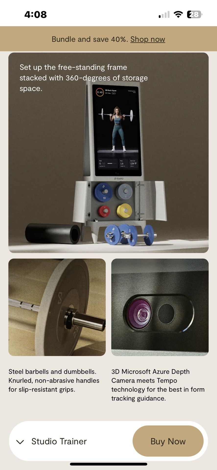 Tempo Studio Home Gym