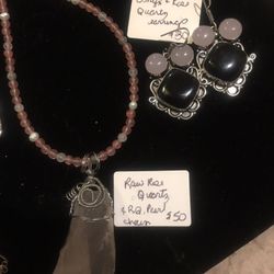 Handcrafted Rose Quartz Jewelry