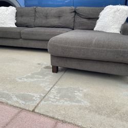 Large Gray Sectional 10 By 5.5