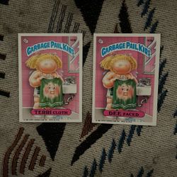 Garbagw Pail Kids 169A 169B Trading Cards Sticker 