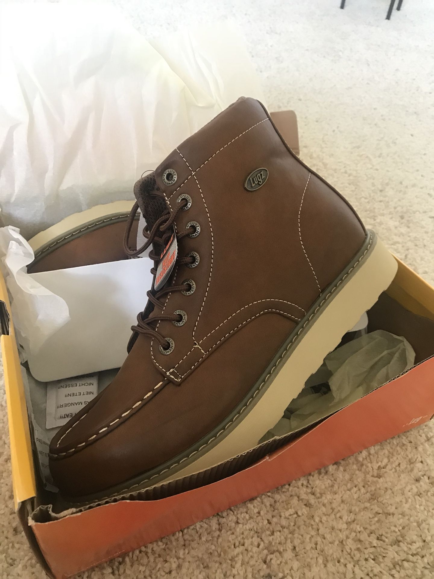 Lugz cypress store men's work boots