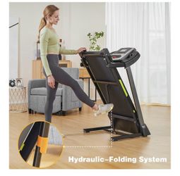 Runner Home Use - 330 Ib Weight Capacity, Corre17" Wide Belt, 7.5 MPH Speed, Quiet Motor, LED Display, Heart Rate Monitor - Perfect for Compact Spaces