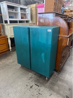 Teal Cabinet