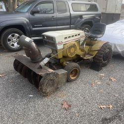 Sears SS/16 Twin  Tractor With Snow  Blower 
