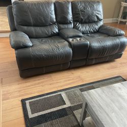 Two Seat Recliner & 3 Seat Couch. See Description And All Photos