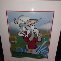 Golf Themed Cartoon Character Cels