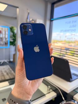 Unlocked iPhone 12 blue