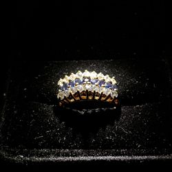 Sapphire Gold Ring 