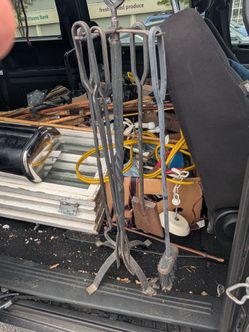 Set of fireplace tools