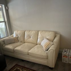 Bone Leather couch