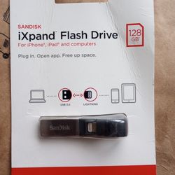 iXpand Flash Drive 128 GB For iPhone, iPad And computers.