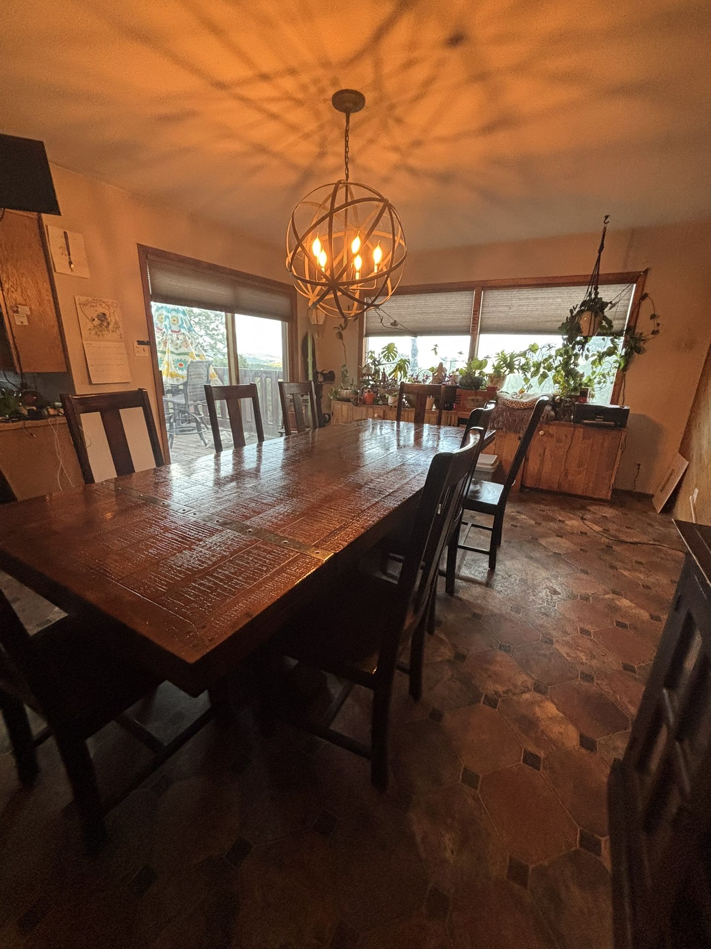 Dining Table And 8 Chairs