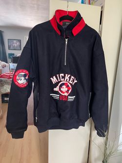 VINTAGE WOOL PULLOVER NAVY JACKET