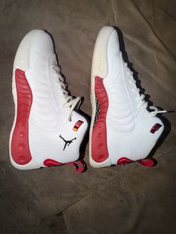 Air Jordan 13 Mid-Top Sneakers White Red- Size 6.5