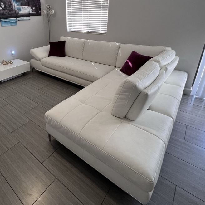 White Sectional Sofa For Sale!