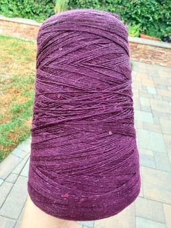 Italian Linen with Metallic Thread & Sequins