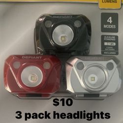 3 Pack Headlights