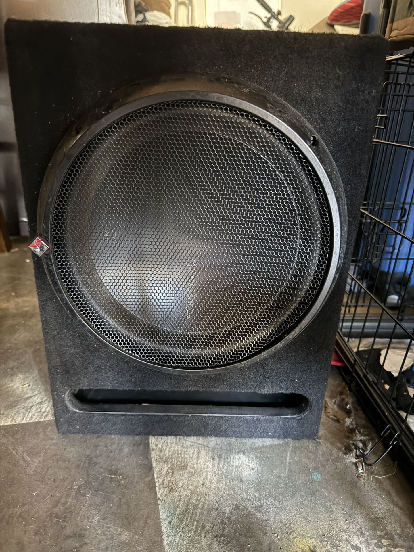 12” Subwoofer In Ported Box