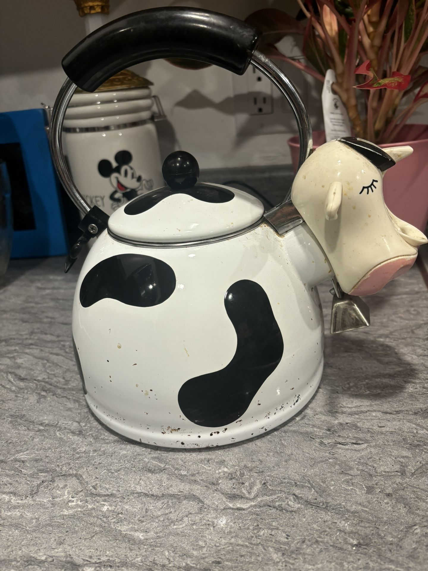 Vintage Cow Tea Kettle