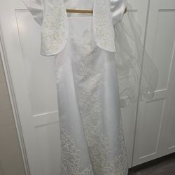 Beautiful first communion dress/ vestido  primera comunión
