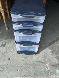 Bella 4 drawer storage cabinet on wheels 26 tall x 12.5 inches wide