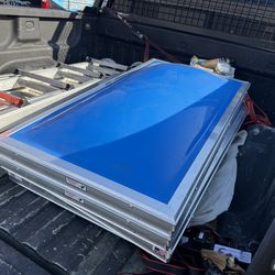 Skylight 2x4 (24"x48") white dome curb mount