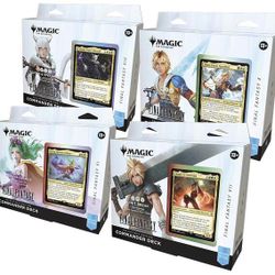 Magic The Gathering  Final Fantasy Collector’s Ed. Commander Deck Bundle