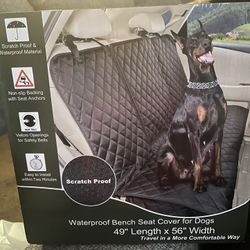 Protector de aciento de perro, para los carros