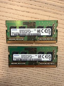 Samsung 4GB DDR4 3200MHz SO-DIMM RAM x2