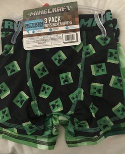 Boys Minecraft Underwear Size 4 for Sale in Savannah, GA - OfferUp