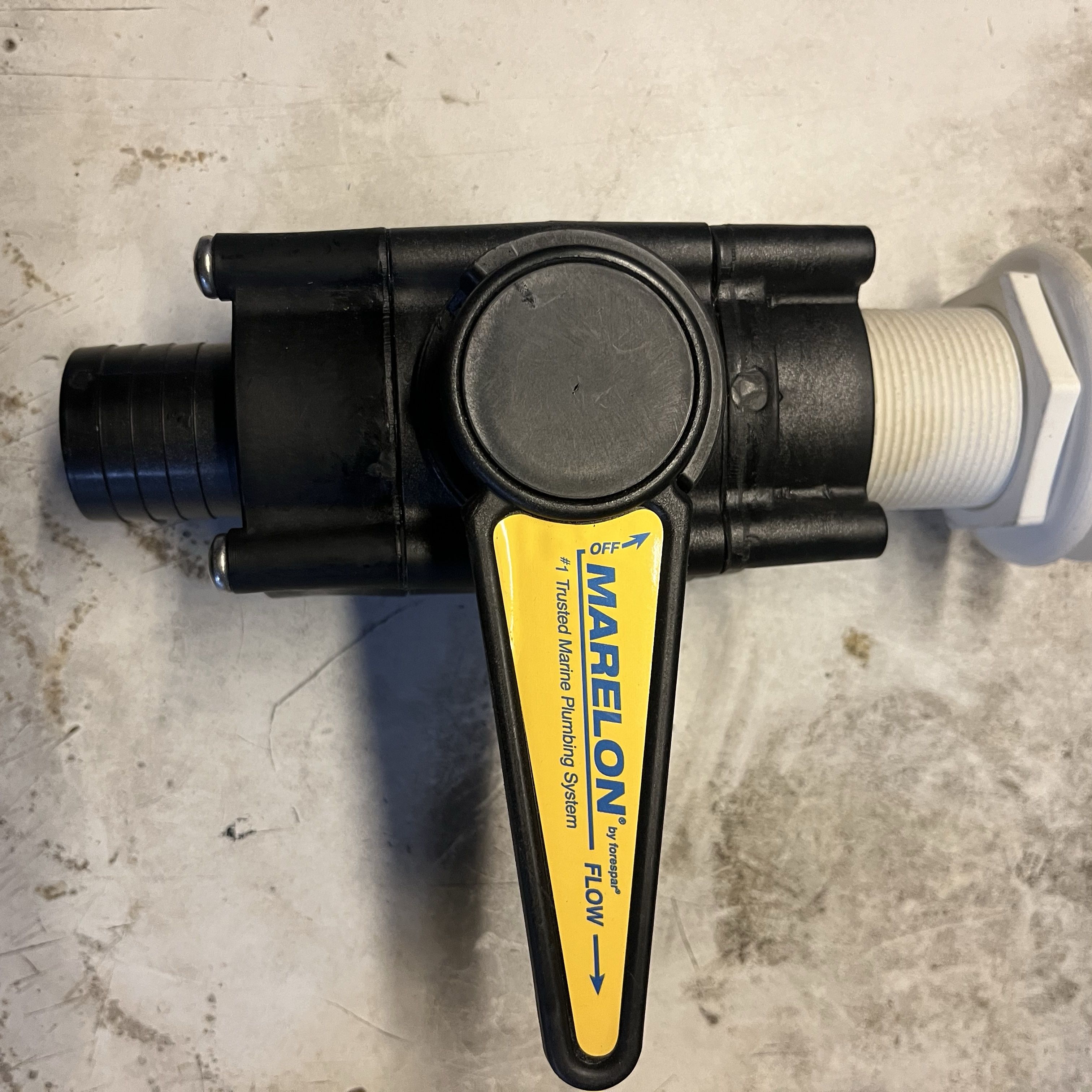 Forespare Marelon marine valve/through hull