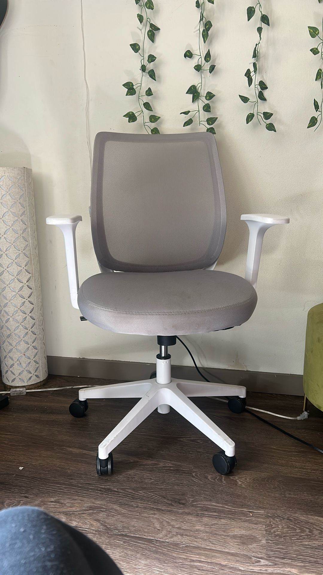 white office chair